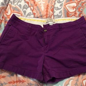Purple shorts